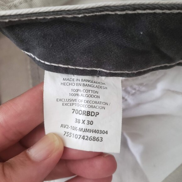 Wrangler Men's Cargo Trouser Pants Cream Khaki Size 38 - Picture 7 of 12